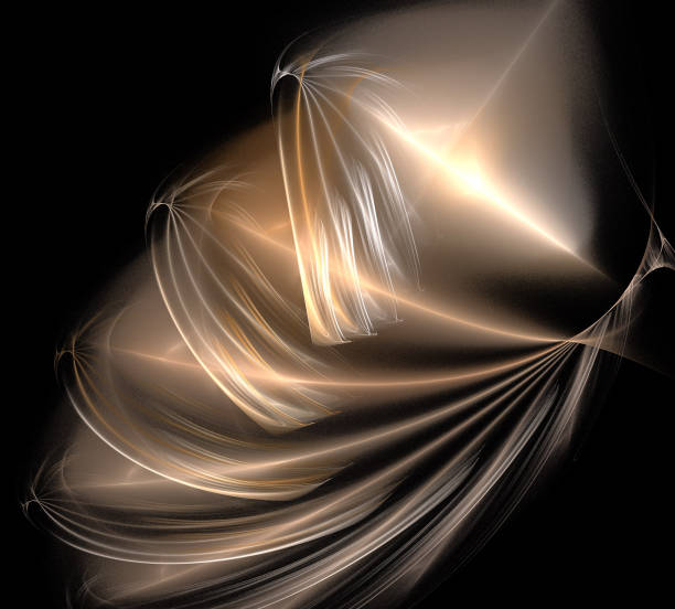 istock image of one Digital Fractal on Black Color 1032724792