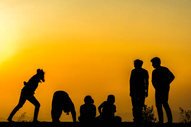 istock Silhouette People Against Sky During Sunset 1032753644