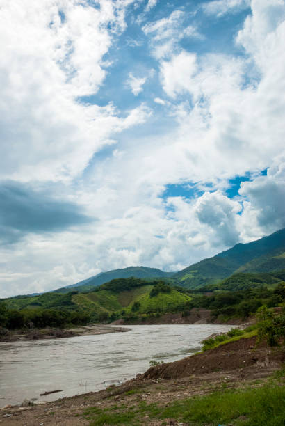 istock River called Motagua cloudy winter in El Progreso, Guatemala. Turbid river. 1032785232