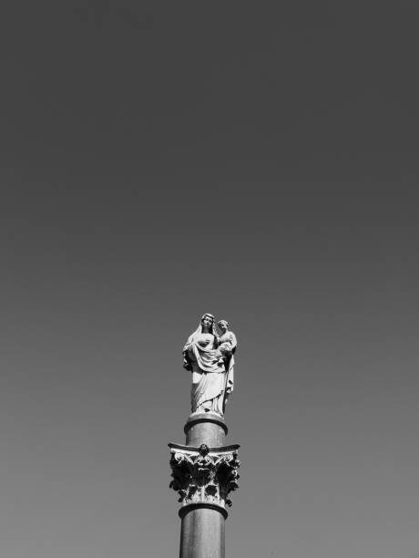 istock Virgin of the Consolation B&W 1032794982