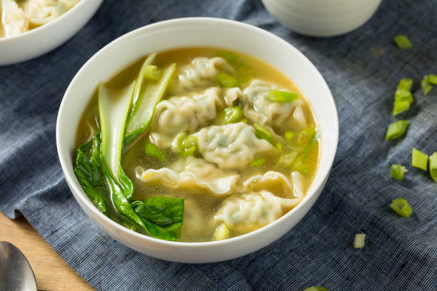 istock Homemade Chinese Wonton Soup 1032797330