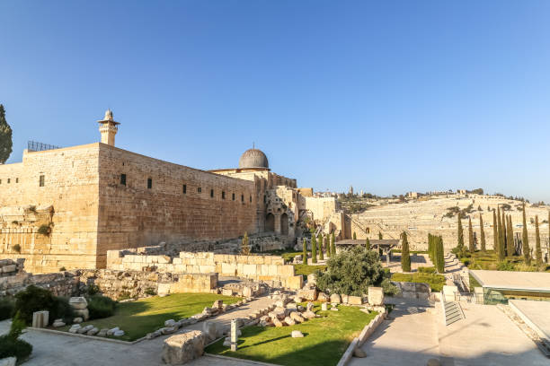 istock Al Aqsa mosque in Jerusalem holy land 1032803156
