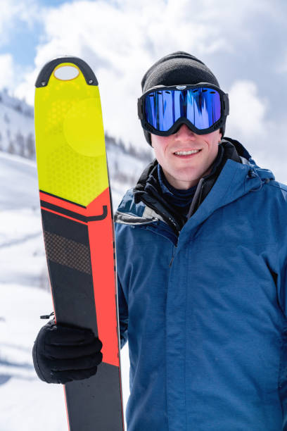 istock Skier looking happy in the mountains 1032803238