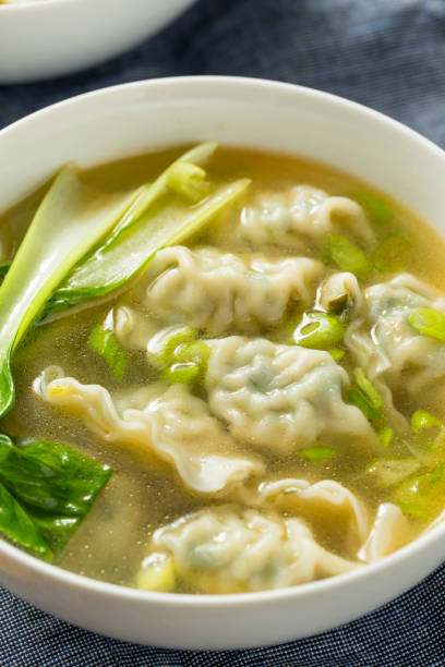 istock Homemade Chinese Wonton Soup 1032803680