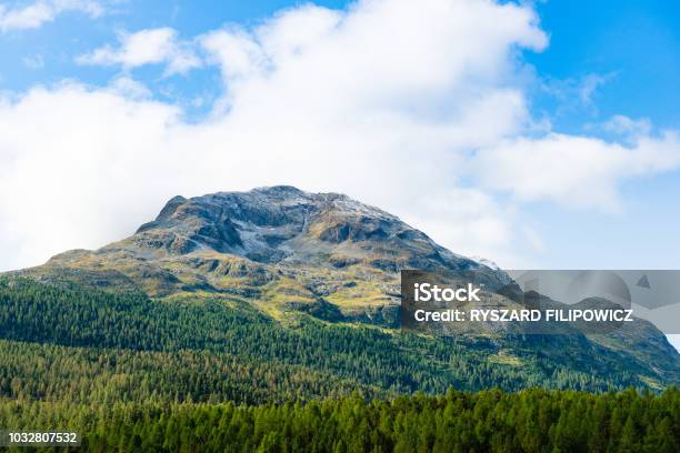 View Of The Top Of Piz Da Staz In The Area Moritz Stock Photo - Download Image Now - Activity, Adventure, Agricultural Field