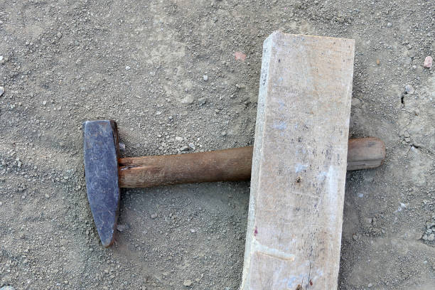 istock close-up of iron hammer, hammer in hand tools 1032810068
