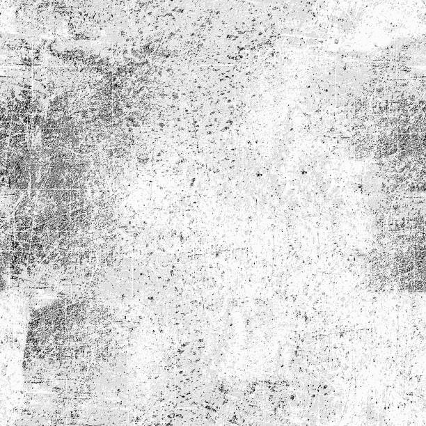 istock The texture is black and white in grunge style. Abstract monochrome background. Seamless pattern of cracks, chips, scratches, stains, scuffs. Vintage old surface 1032841604