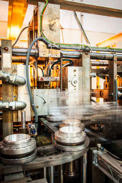 istock The pre-heat process of plastic bottle 1032845108