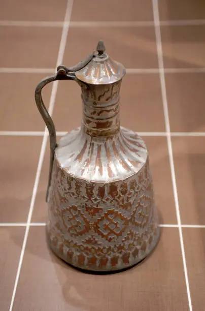 antique copper water-bottle