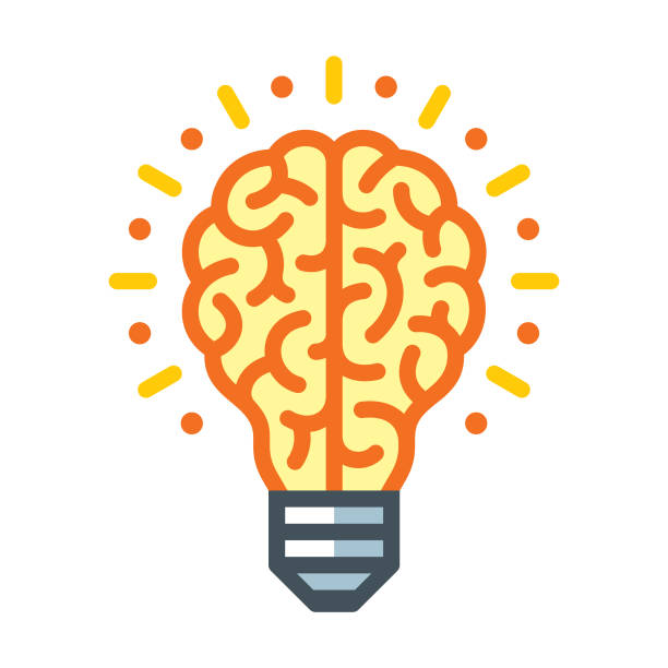 Creative thinking Lightbulb ideas concept. Files included: Vector EPS 10, HD JPEG 3000 x 3000 px genius at school stock illustrations