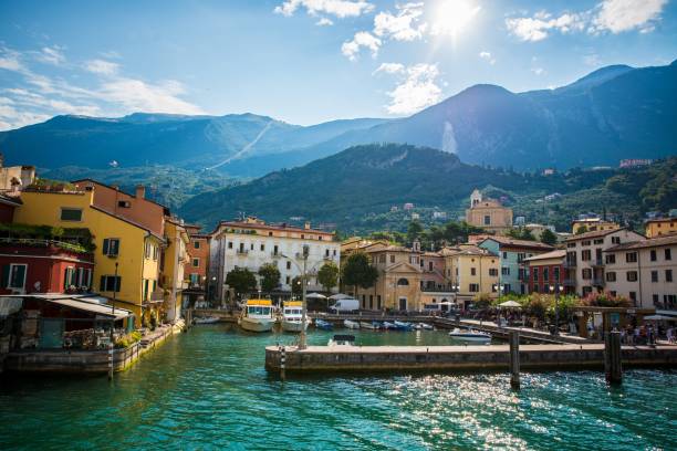 istock Malcesine town on the eastern shore of Lake Garda 1032877352