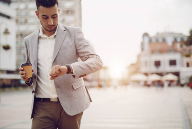 istock Business man on a coffee break 1032881848