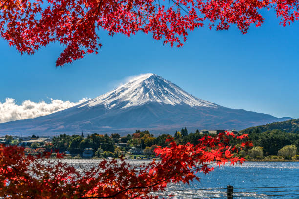 istock Mount Fuji in Autumn Color, Japan 1032938408