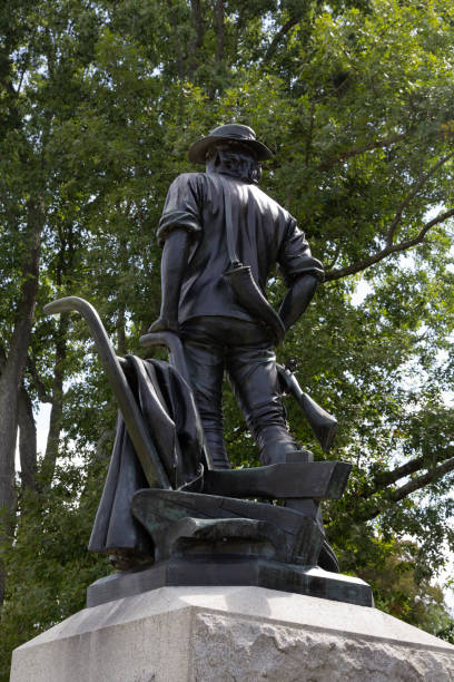istock Minuteman Statue - Concord MA - Near Old North Bridge 1032952726
