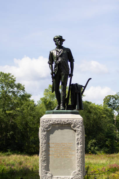 istock Minuteman Statue - Concord MA - Near Old North Bridge 1032952790