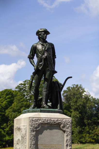 istock Minuteman Statue - Concord MA - Near Old North Bridge 1032952836