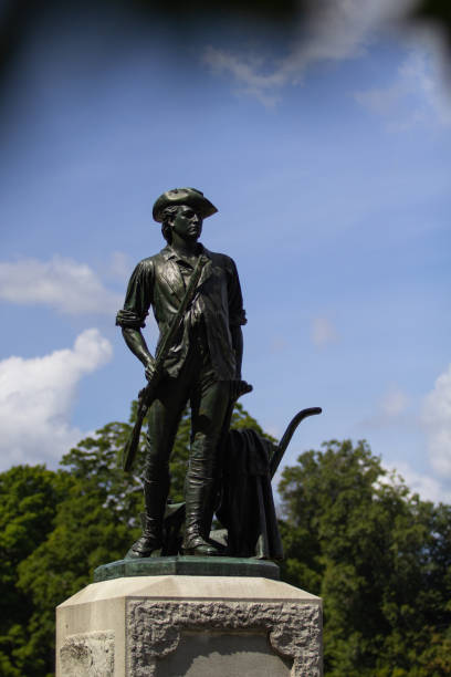 istock Minuteman Statue - Concord MA - Near Old North Bridge 1032952852