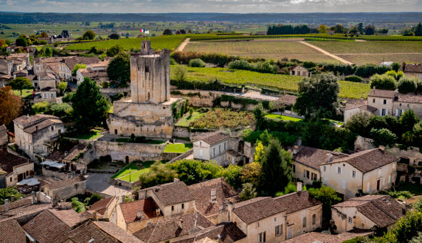 istock Small Medieval Town France 1032992956