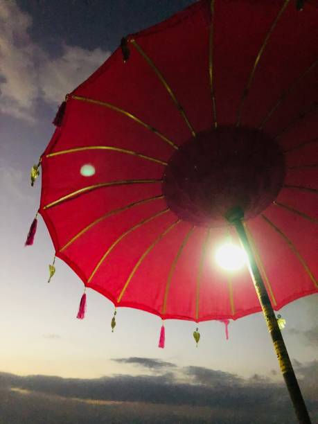 istock sunset at Kuta beach in Bali, Indonesia 1033005222