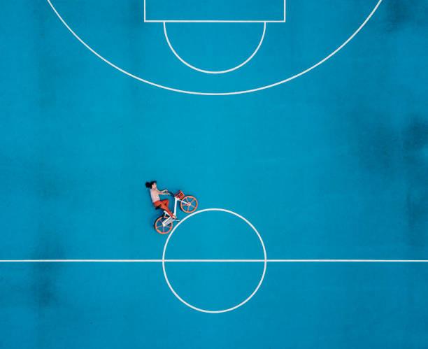 istock Cycling in a surreal world 1033008244