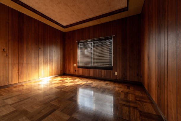 istock Old room, Japanese wood house 1033025290
