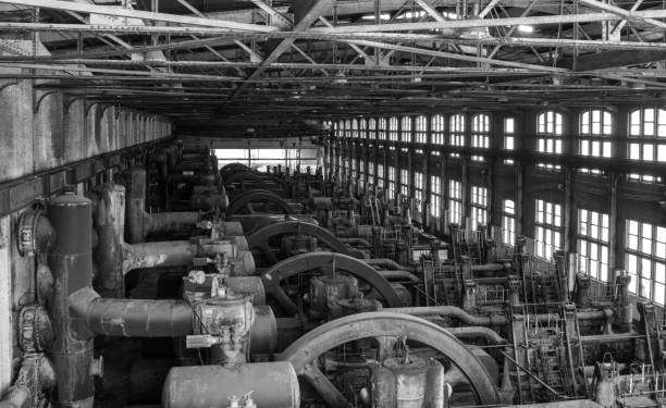 Large Engine House in Historic Steel Plant