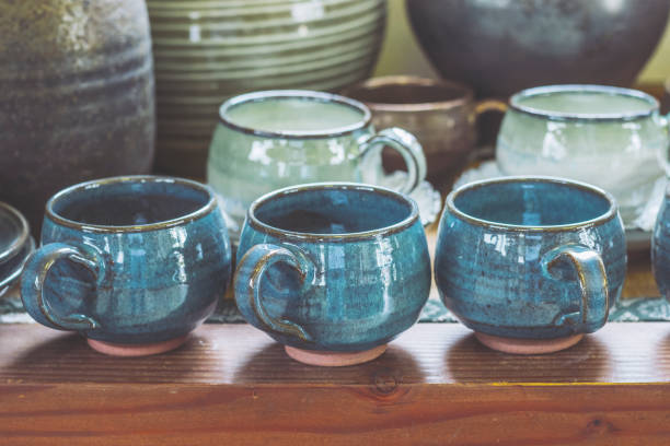 istock Traditional Japanese pottery 1033034070