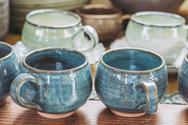 istock Traditional Japanese pottery 1033034074