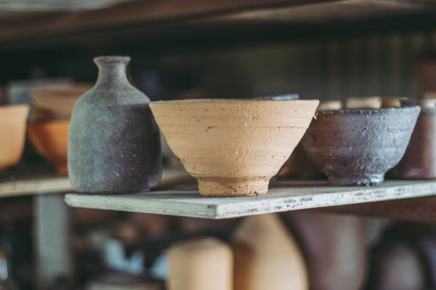 istock Traditional Japanese pottery 1033034124