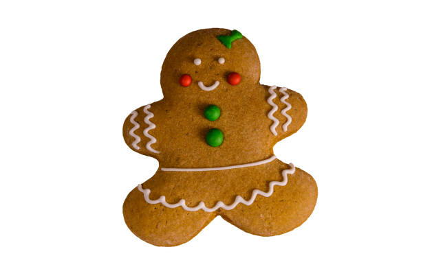 istock Christmas gingerbread girl isolated on a white background 1033036808
