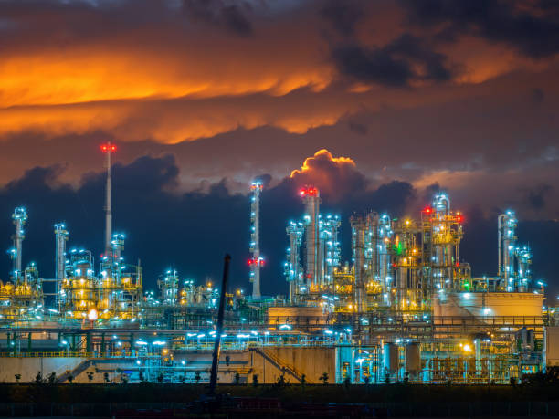 istock Refinery oli and gas industrial plant 1033072678