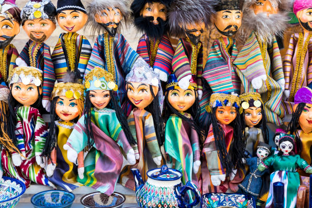 istock Traditional oriental doll in Bukhara Bazaar, Uzbekistan 1033073644