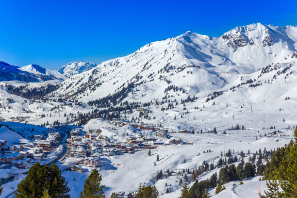 istock Ski resort in Austria, Obertauern 1033078646
