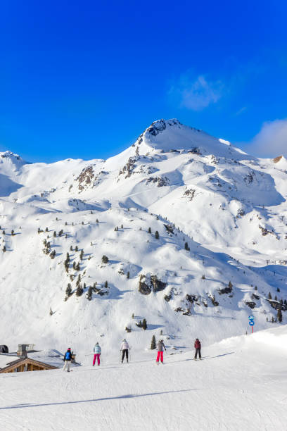 istock Ski resort in Austrian Alps, Obertauern 1033080906