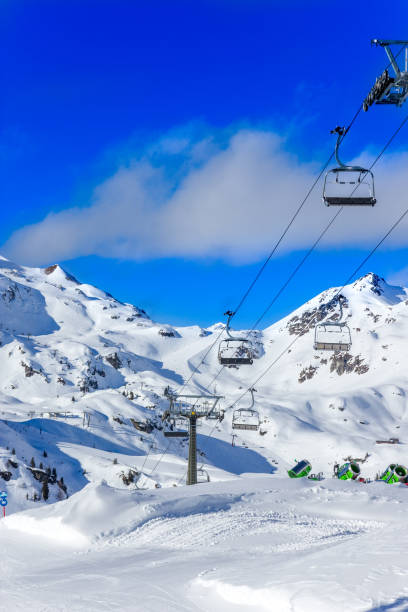 istock Ski lift on the mountain 1033081006