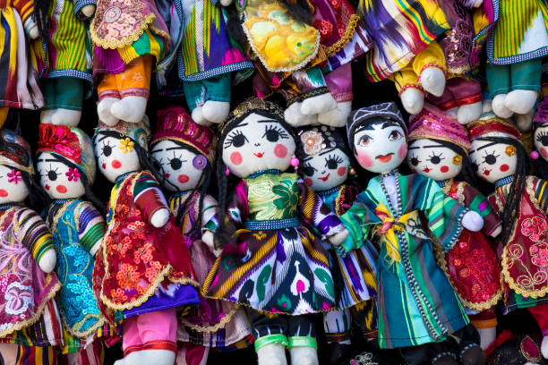 istock Traditional oriental doll in Bukhara Bazaar, Uzbekistan 1033081132