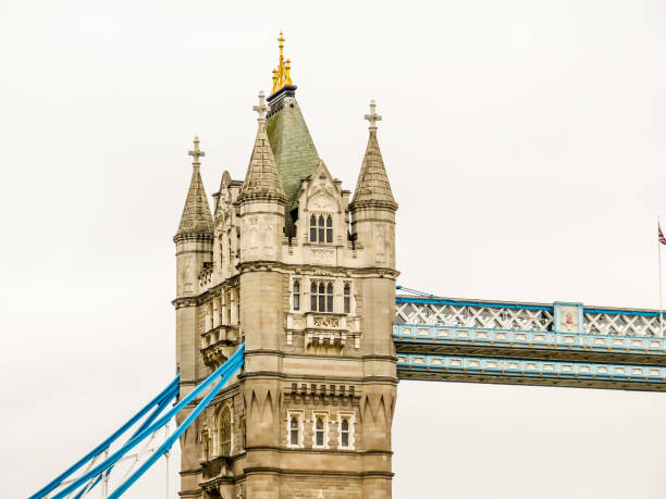 istock Tower Bridge, iconic victorian bridge through the Thames River 1033087590