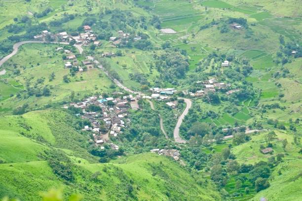 istock Landscape in monsoon season 1033087848