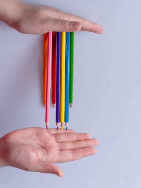 istock Color Pencils on a white background 1033101644
