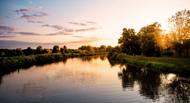 istock Beauty autumn sunset on the Hunter river 1033107400