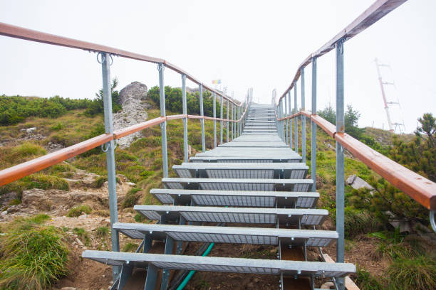 istock ladder or stairchase in the mountain 1033123138
