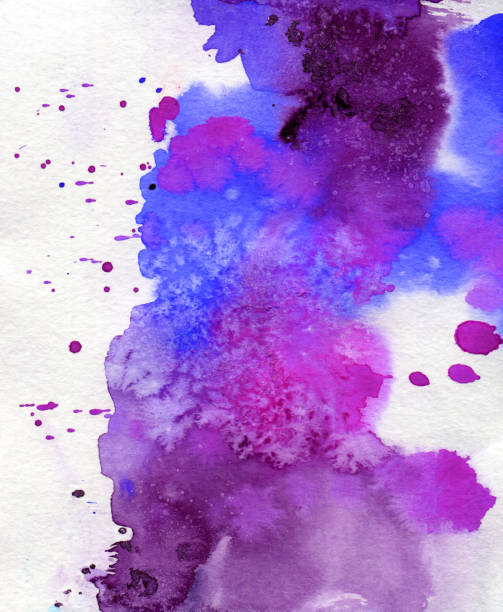 istock Bright painted watercolor texture. Hand drawn background with text place. 1033134154