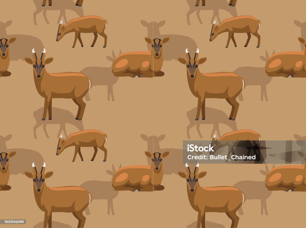 Deer Indian Muntjac Cartoon Background Seamless Wallpaper Stock Illustration - Download Image Now - iStock Deer Indian Muntjac Cartoon Background Seamless Wallpaper Stock Illustration - Download Image Now - iStock
