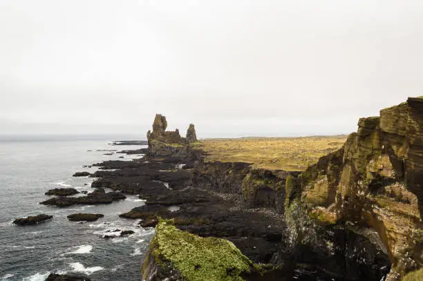 Photo of Londrangar coast, south coast of Snæfellsnes peninsula, Iceland