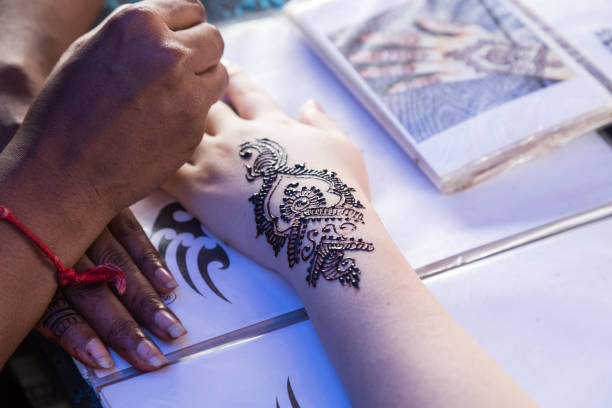 Wedding Malaysia Malaysian Person Henna Tattoo Stock Photos, Pictures &  Royalty-Free Images - iStock