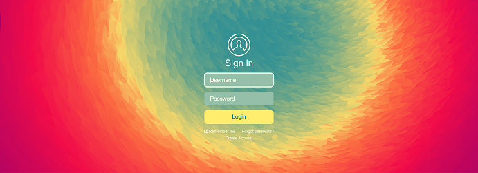 Example Login User Interface Modern Login User Interface Modern Screen Design For Mobile App And Web Design ...