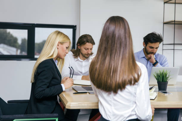 istock Young business people working in the office 1033172070