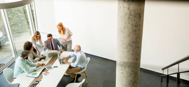 istock Multiracial business people working in office 1033177994