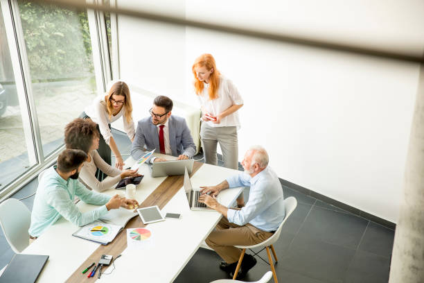 istock Multiracial business people working in office 1033178028