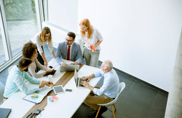 istock Multiracial business people working in office 1033178058
